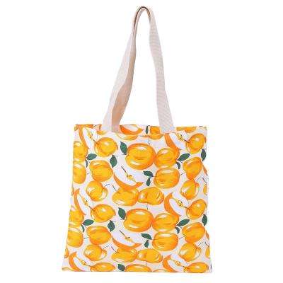 China New Arrival Handled Tote Full Color Printed Cottonbag , Canvas Bag With Logo Size Custom for sale