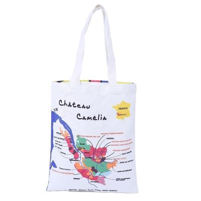 China High Quality Hot Handled Sublimation Cottonbag Tote Canvas Bag With Logo Size Custom for sale