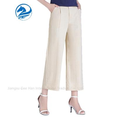 China Summer Anti-Static Ladies Casual Breathable Long Pants for sale