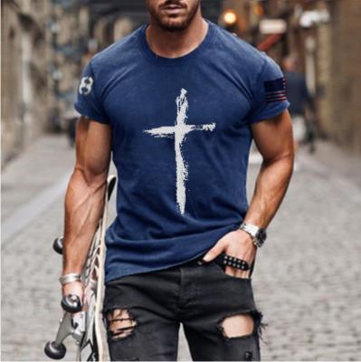 China Anti-wrinkle Men Plus T Shirt 3D Printing Customization for sale