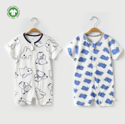 China 100% Cotton Organic Cotton Spring Baby Romper Summer Organic Newborn Clothes Autumn for sale