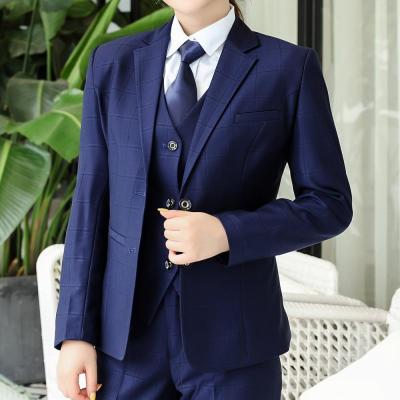 China Anti Shrink Office Sexy Costumes For Women Dark Blue for sale