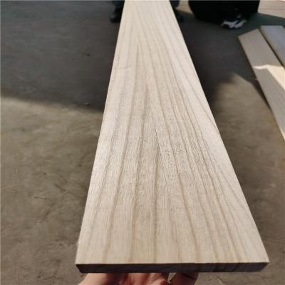 China Model Paulownia Wood Strip Batten Solid Raw Planks Lumber Boards Martial Paulownia Wood Strip Batten for sale