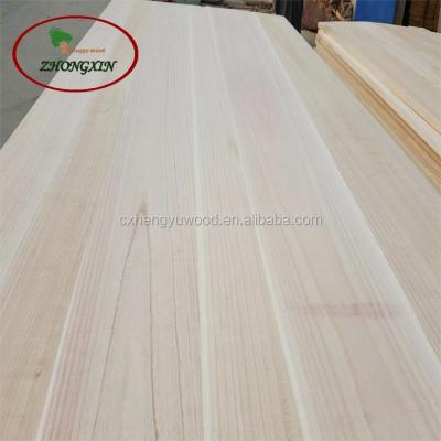 China Light Weight / Not Easy To Deformation Eco - Friendly Fine Grain And Beautiful Color Paulownia Wood Panel For Furniture for sale