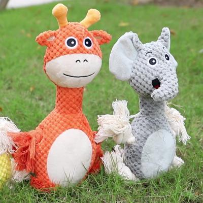 China Toy Forest Animal Series Dog Chew Bite Resistant Wholesale Sustainable Dog Toy for sale