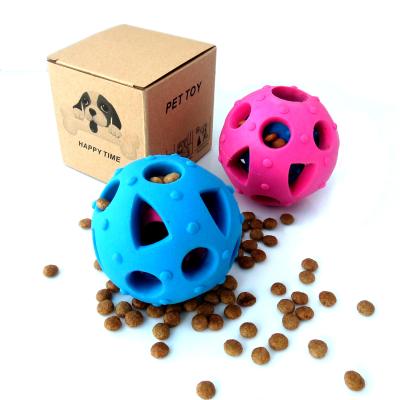 China Dropshipping Football IQ Training Food Ball Dog TPR Durable Sustainable Chew Toy Dog Slow Feeder for sale