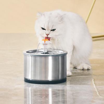 China Amazon Best Selling USB Power Cat Bowl Cat Fountain Filter Pet Viable Fountain Cat Water Fountain Stainless Steel for sale