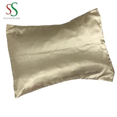 China Good Folded Selling Custom Square Pillow Case Satin Pillow Case With Custom Logo for sale