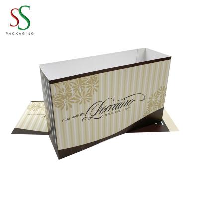 China Recyclable SS Hair Packaging Sleeve Box Custom Sliding Packaging Sleeve Boxes for sale