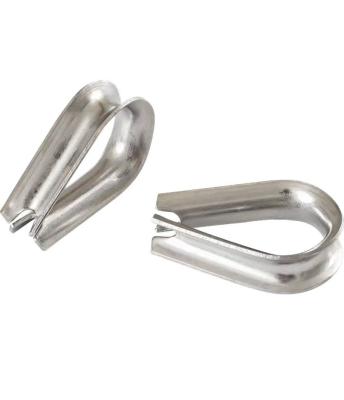 China Wire Rope Terminal Fittings Low Price Customized Portable And Strong Steel Wire Stainless Steel Wire Rope Thimble for sale