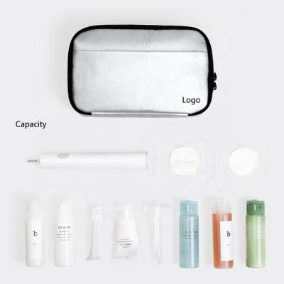 China Dupant Eco-Friendly Custom Personal Protection Embroidered Printing White Makeup Bag Tyvek Comsetics Bag for sale