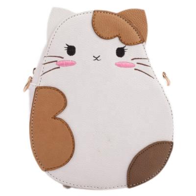 China High Quality Customized Waterproof Pu Cat Dog Shape Kawaii Shoulder Bag Waterproof PU Leather Cute Girls Backpack for sale