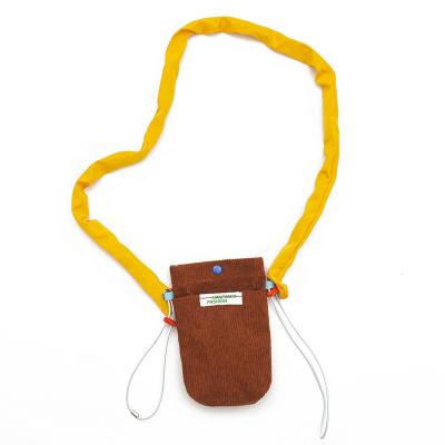 China 100% Eco-friendly Factory Corduroy Mini Mobile Phone Bag Shoulder Custom Cross - Small Body Group Pouch Women for sale