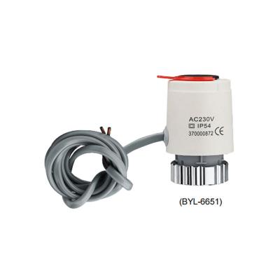 China Modern Thermostatic Systems 230v 2 Lead Wire 30*1.5mm Heating House Thermal Actuator for sale