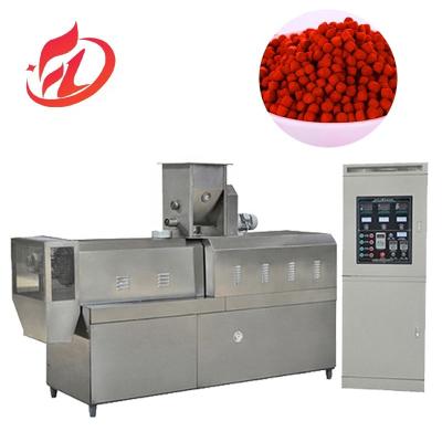 China wholesale  Dry koi feed food making machinery  floating fish food processing line pet food extruder machine for sale