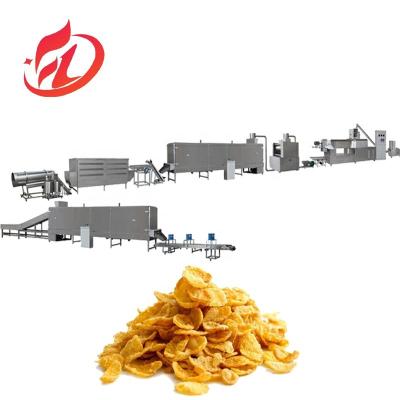 China Automatic corn flakes manufacturing plant maker breakfast cereal corn flakes making machine for sale