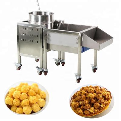 China Commercial Caramel Kettle Corn Popcorn Machine / Corn Popping Machine Stainless Steel Hot Product 2019 CE Provided 220v 6w 40kg for sale