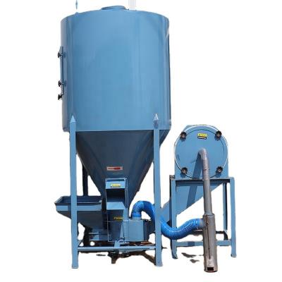 China Household vertical 300 kg 500 kg 1000 kg feed machine  mixer  crusher for sale