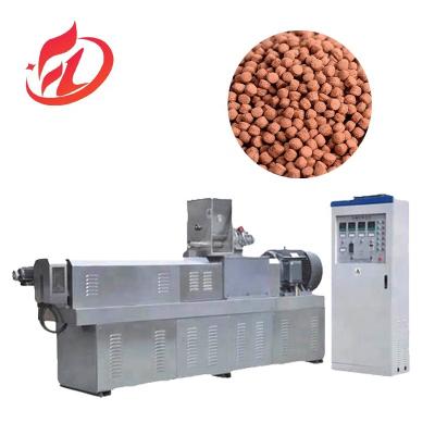 China 200-250kg/h fish feed production line floating fish feed pellet making sinking fish feed machine for sale