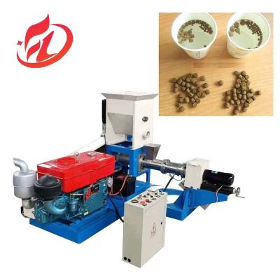 China Jinan fish feed making machine tilapia fish food making machine floating fish feed pellet machine price for sale