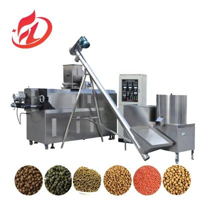 China Factory Price Pet Dog Food Processing Plant Floating Fish Feed Pellet Extruder Making Machine Fish Feed Production Line for sale