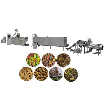 China Automatic production line small dry pet feed dog food machine for sale for sale