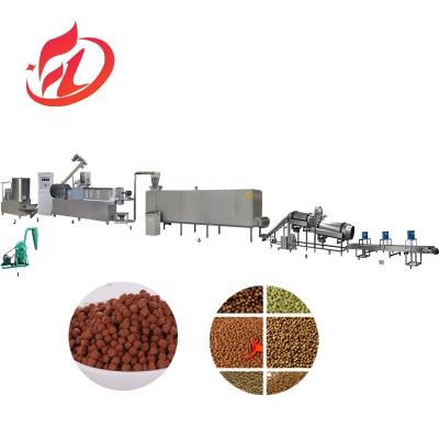 China Automatic Fish Feed Extruder Machine for Feed Pellet Production in Manufacturing Plant for sale