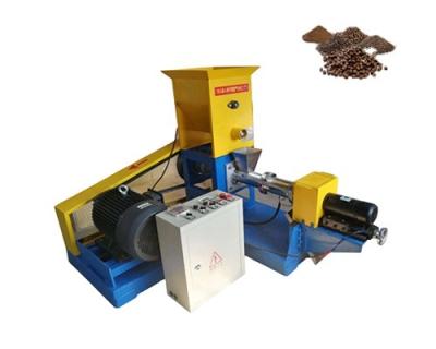 China 120-150kg/h dry type floating fish pellet feed extrusion machine fish feed machine floating fish food feed extruder for sale