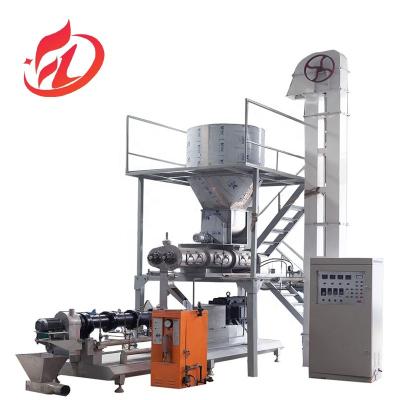 China Jinan Touch screen fish floating feed machine fish floating feed machine fish feed pellet dryer machine for sale