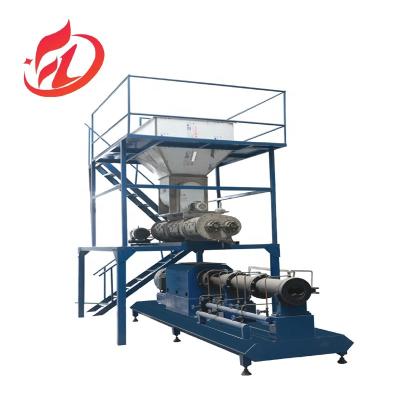 China Aquatic Fish Pellets Feed Production Machine Food Plant Extruder Machine for Floating for sale