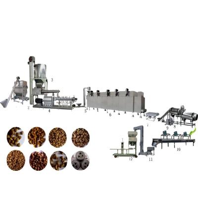 China Pet Feed Making Machine Electric Floating Fish Feed Processing Machine 50-1000kg/H Farm Use 2023 Fish Feed Extruder for sale