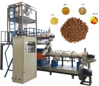 China Hot sale automatic full complete floating fish feed pellet making machine fish feed extruder production line for sale