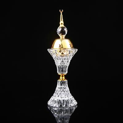 China 2021 Hot Sale Arabic Censer Decorative Censer Incense Luxury Crystal Censer Burner for sale