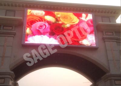 China 6mm Full Color Outdoor Advertising LED Display , 1R1G1B LED Full Color Display for sale