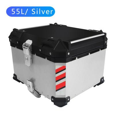 China High Quality Customized Aluminum Alloy Motorcycle Trunk Box New Design Aluminum Alloy Motorcycle Storage Trunk Motorcycle Tool Box for sale