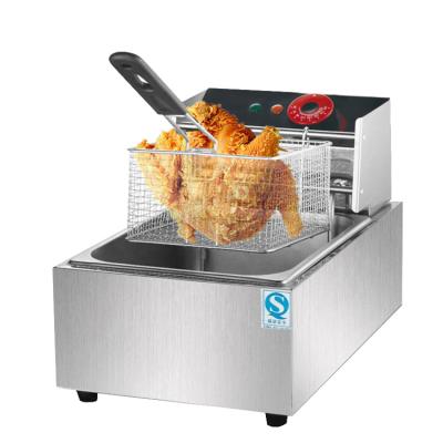 China Commercial Commercial Fish Potato Plantain French Fries Fat Fryer Frying Machine Electric Turkey Industrial Deep Fryer for sale