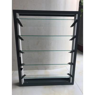 China Sample Modern Clear Glass Canopy Canopy 8mm Friction Backed Fiberglass Mesh Stainless Steel for sale