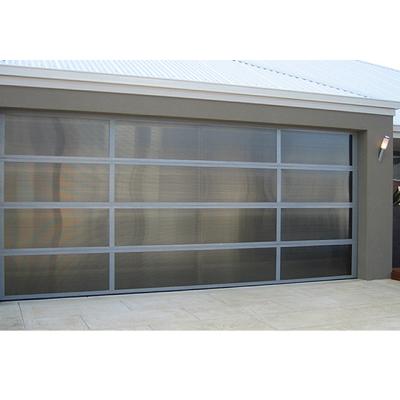 China Modern aluminum frosted single panel garage door aluminum garage door appliances garage doors for sale