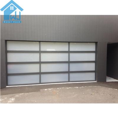 China Aluminum garage door waterproof motor garage door for dealers displayracks insulated garage door for sale