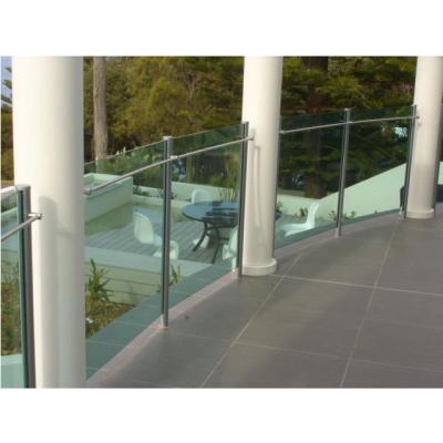 China Hot Sale Fashion Design High Quality Balcony Glass Balustrade WJ GHA002 for sale