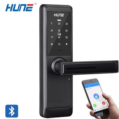 China Residence/Apartment/Office/School Wifi Smart Door Lock Electronic Digital Code RFID Card App With Security System for sale