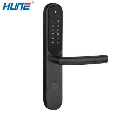 China Residence Digital Simple Design Blue-tooth Smartphone APP Control Intelligent Electronic Door Handle Lock for sale