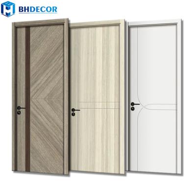 China sound insulation new import indian mansion mahogany wood interior flush door for sale