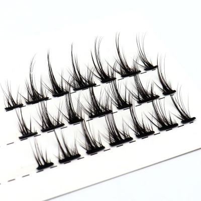 China Eyelash extensions factory wholesale, segmented fiber packed high bulk eyelashes, easy for beginners to operate. for sale