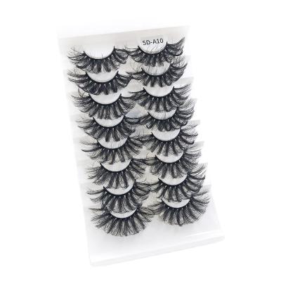 China Natural Clean Eyelash Extension 25mm High Quality Magnetic Curling Mink Lashes Branded Eyelash Tray Customized for sale