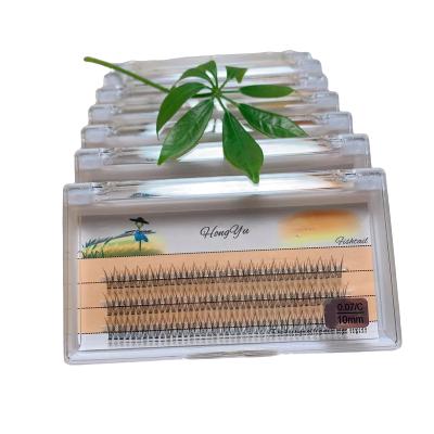 China Different Design Fashion Handmade Standalone Graft False Eyelashes Group Natural Lashes for sale