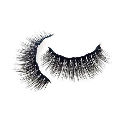 China Wholesale Natural and Reusable Durable Magnetic EyelashesDeep Set 25mm Curly 3D Mink Magnet Eyelash Eyeliner for sale