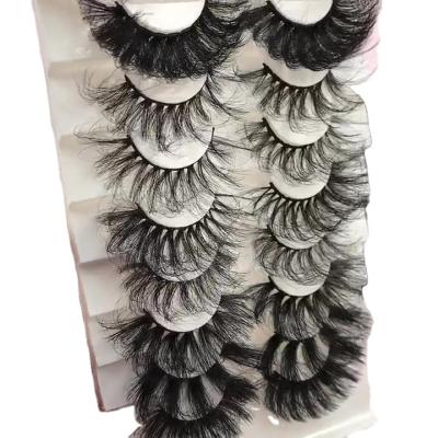 China Custom Extra Curly Russian Faux Mink Strip Lashes New Arrival Natural Deep Curl Eyelash Wholesale Lashes for sale