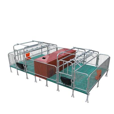 China Low Cost Factory Price Pig Farrowing Bed Galvanized Pig Farrowing Crate for sale