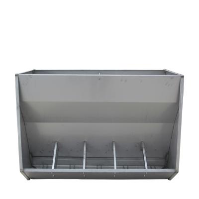 China Low cost guaranteed quality stainless steel double side trough for pigs for sale